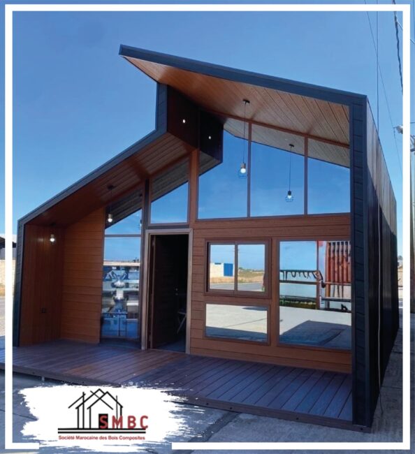 Chalet en Bois Composite DE 48M² : Élégance Moderne et Résistance Éternelle
